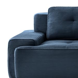 115" Modern Boneless Couches for Living Room, Corduroy Cloud Couch Sectional, Blue Modular Sectional Sofa, 3 Seater with 1 Ottoman, Sofas para Sala, L Shape Sofas & Couches (Blue, 3+1 Set)
