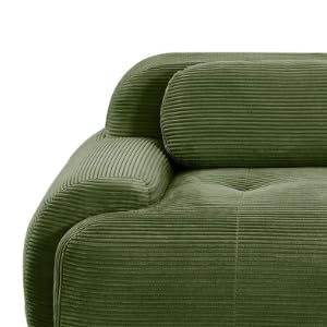 115" Modern Boneless Couches for Living Room, Corduroy Cloud Couch Sectional, Blue Modular Sectional Sofa, 3 Seater with 1 Ottoman, Sofas para Sala, L Shape Sofas & Couches (Blue, 3+1 Set)