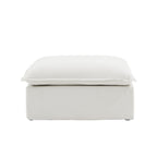 WJShome U-Shaped Sectional Couches for Living Room, Modern Modular Sectional Sofa with Storage Ottomans, Modern Comfy Sleeper Sofas for Home Family, Covers Removable & Washable, Beige