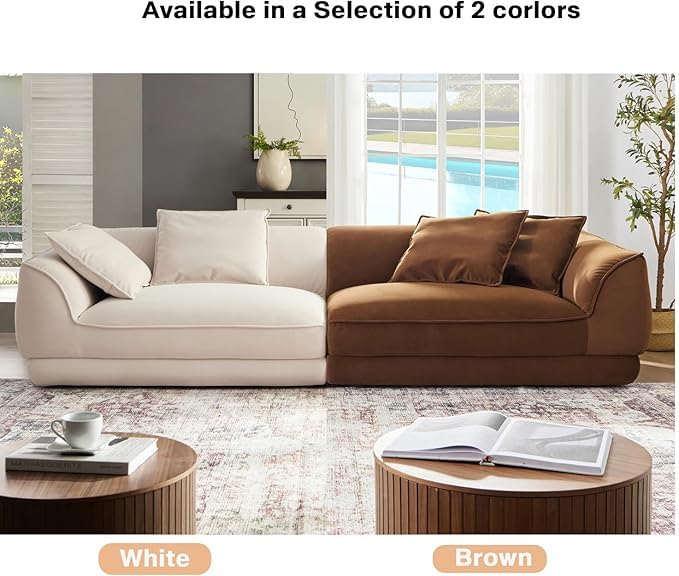 110" Cloud Modular Sectional Sofa for Living Room