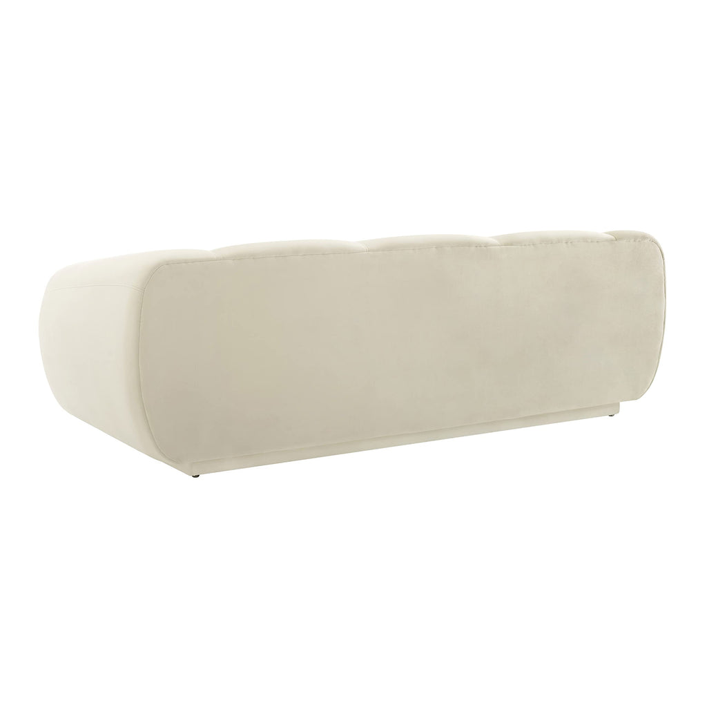 Tov Furniture Emmet 90" Cream Performance Velvet Sofa