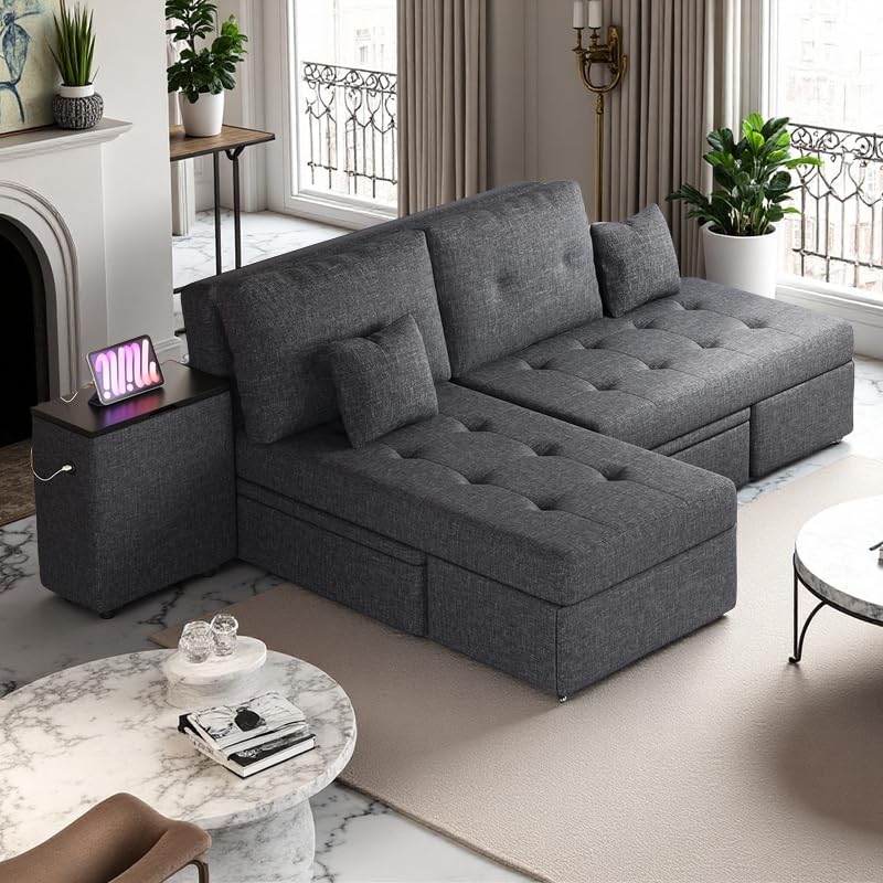 YITAHOME Queen Size Sleeper Sofa 62 20260918QWE62
