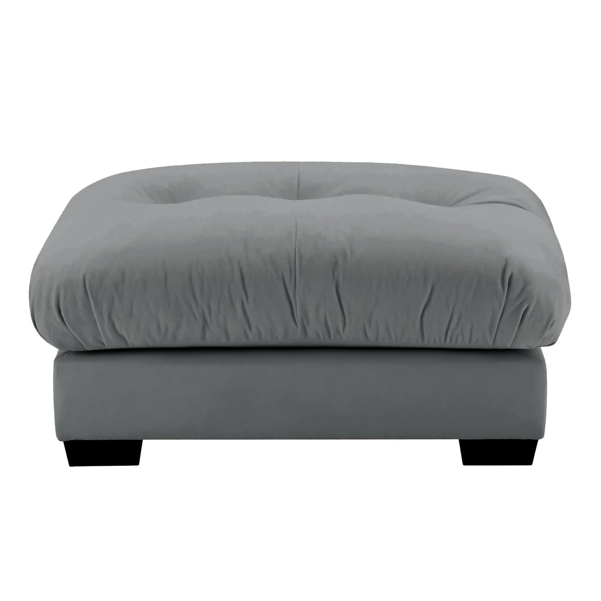 130" Modular Sectional Sofa,Velvet Upholstered Couches for Living Room,3 Seater Green Sofa Couch with Movable Ottoman,Big Comfy Loveseat Sofa with Deep Seats for Living Room,Apartment,Bedroom