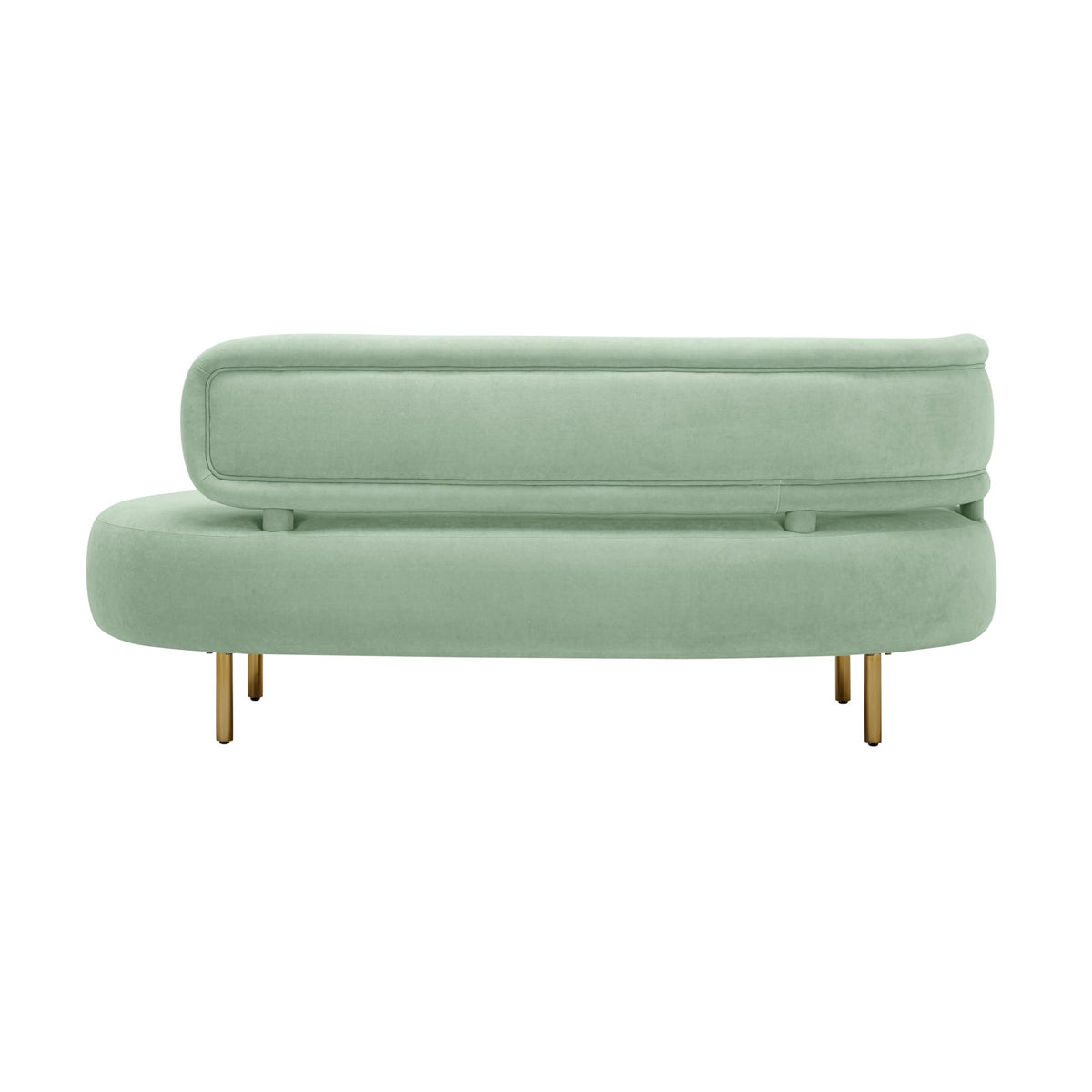 Tov Furniture Tischa Mint Green Velvet Sofa