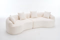 110'' ，Couches Sleeper， Sofa,Compression Modular Sectional,4 Seat，Fabric，with backrest ， armrests，High-Density, Living Room Bedroom Apartment Lounge,
