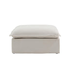 WJShome U-Shaped Sectional Couches for Living Room, Modern Modular Sectional Sofa with Storage Ottomans, Modern Comfy Sleeper Sofas for Home Family, Covers Removable & Washable, Beige