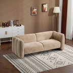 ZOEDO Tonson 83" 3-Seater Velvet Sofa,Wave Design, Living Rooms,Bedrooms,Apartment Office,Nomad