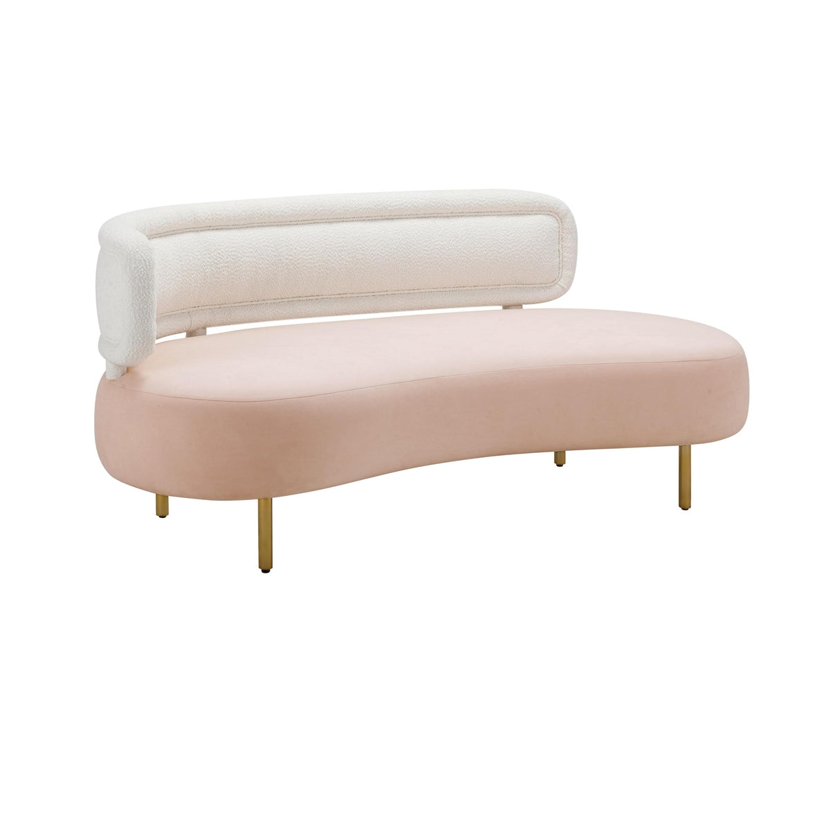 Tov Furniture Tischa Mint Green Velvet Sofa