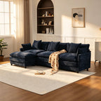 108" L Shaped Modular Sectional Cloud Couch