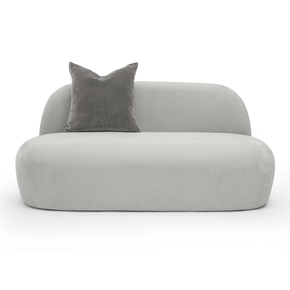 Tov Furniture Carraway Upcycled Chenille Loveseat (Grey)