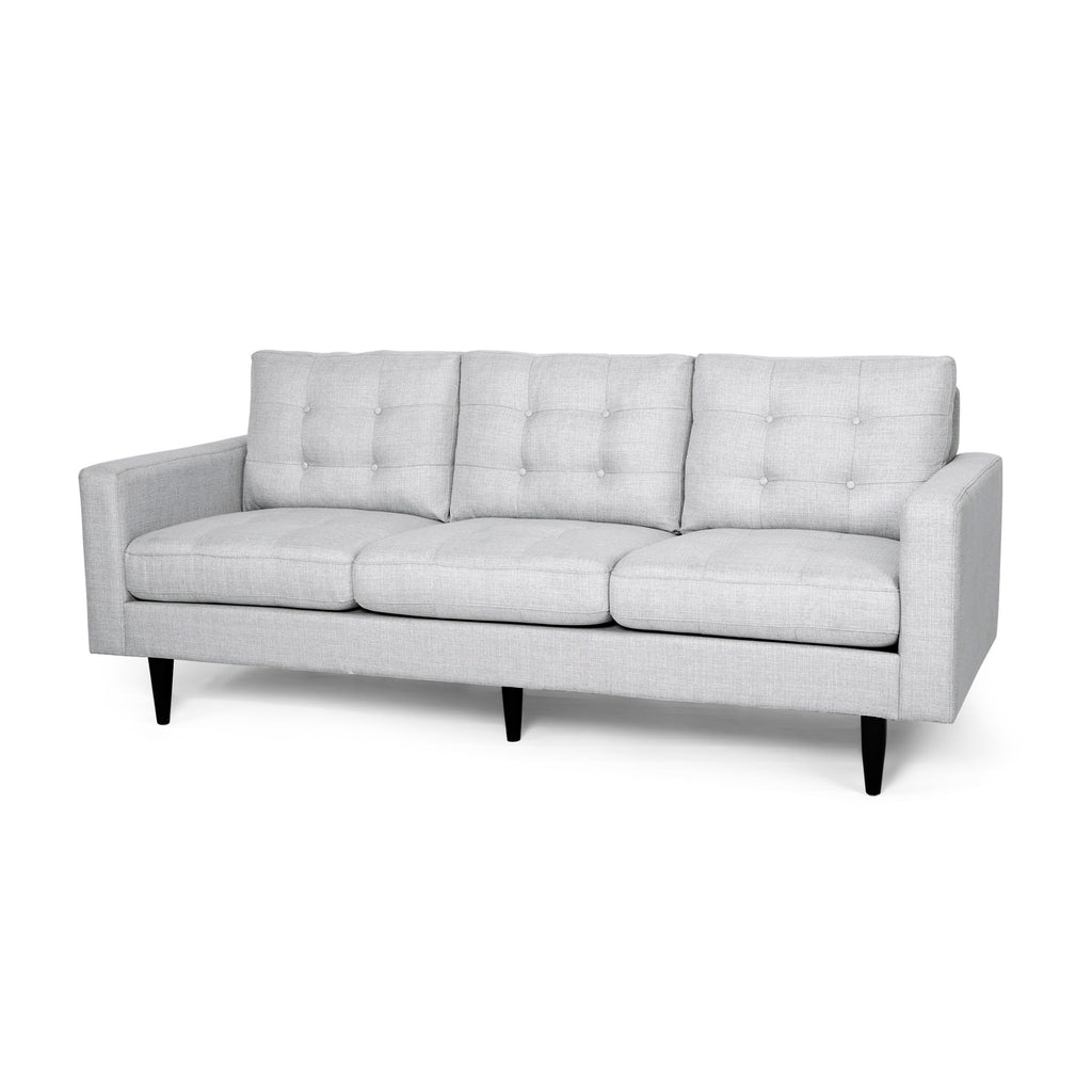 Tufted Fabric 3 Seater Sofa