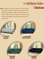 (Sofa) 87.4 Inches Upholstered Sofa Couch, 3 Seater Sofa with Plush Cushions Pillows, Comfortable Pocket Spring Support, Room Furniture