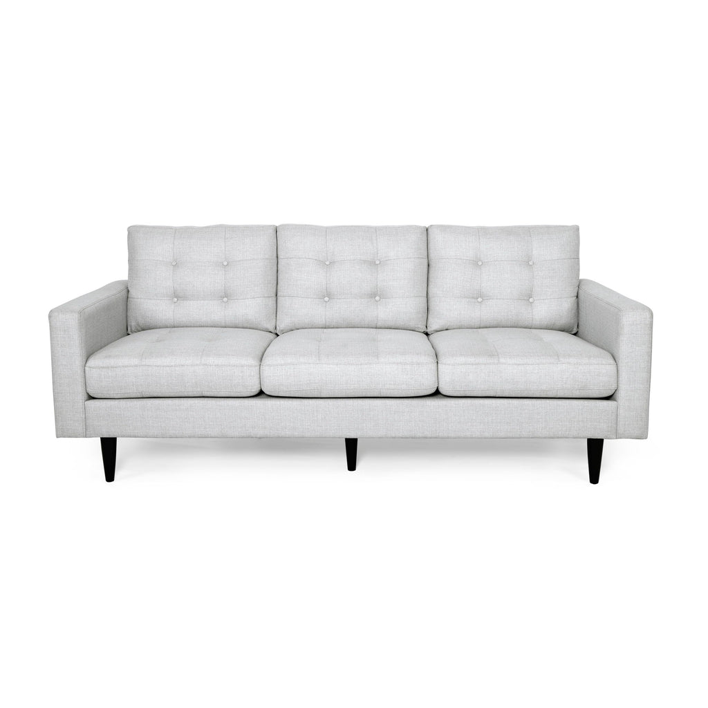 Tufted Fabric 3 Seater Sofa