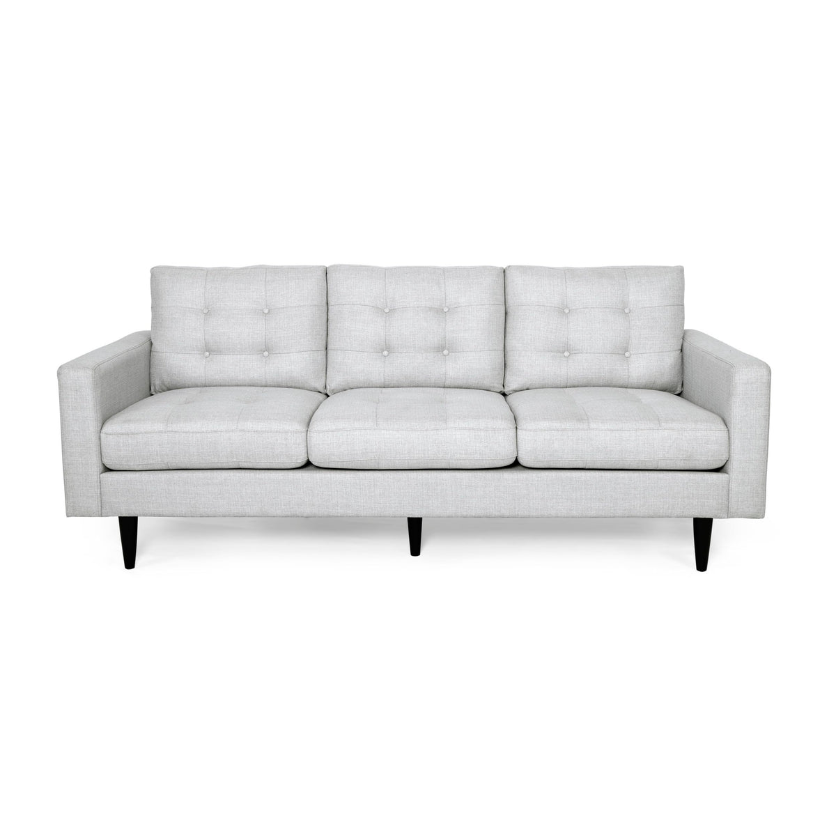Tufted Fabric 3 Seater Sofa