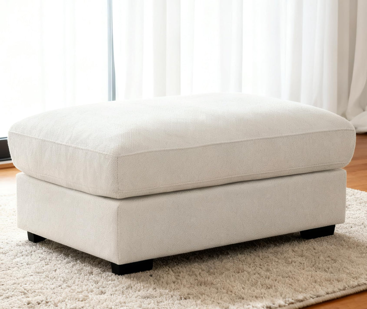130 Inch Sectional Couch Modular Sofa with Ottoman Cloud Like Comfort 3 Seater Oversized Cloud Couch with Extra Large Chaise Chenille Fabric L Shaped Home Sofa for Living Room,Apartment(Gray)