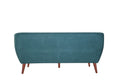 Tidyard Sofa Velvet Modern Couches for Living Room, Teal Blue