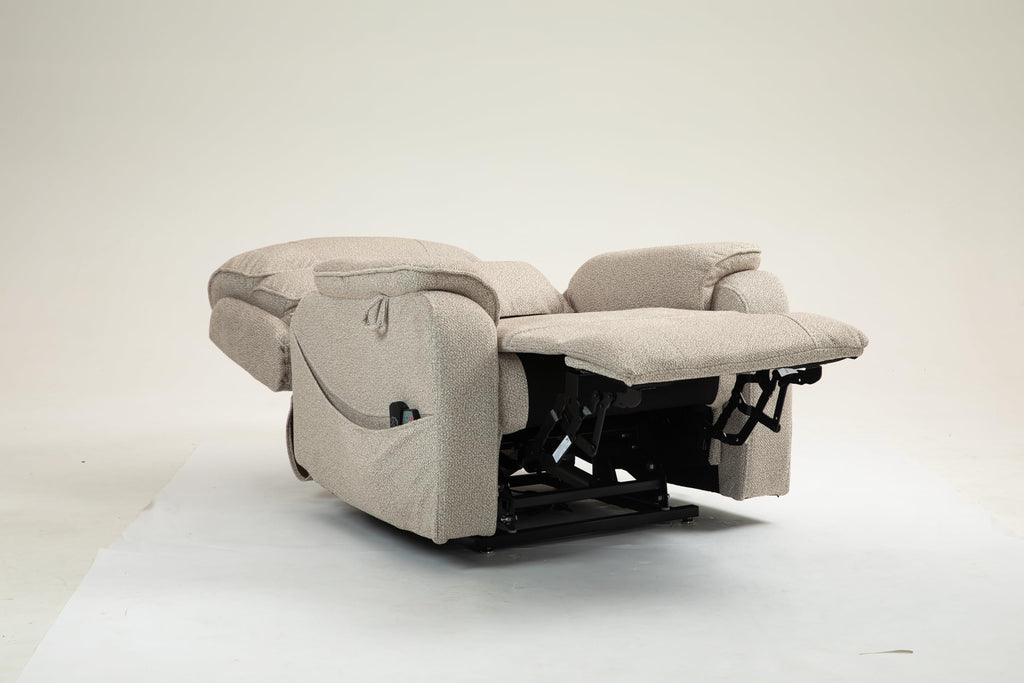 Tidyard Lounge Chair Recliner Sofa with Massage & Heat, Electric Lift Chair for Elderly, 180° Flat Lay, Remote Control, Cup Holder, Wireless Charging, 400 lb Capacity