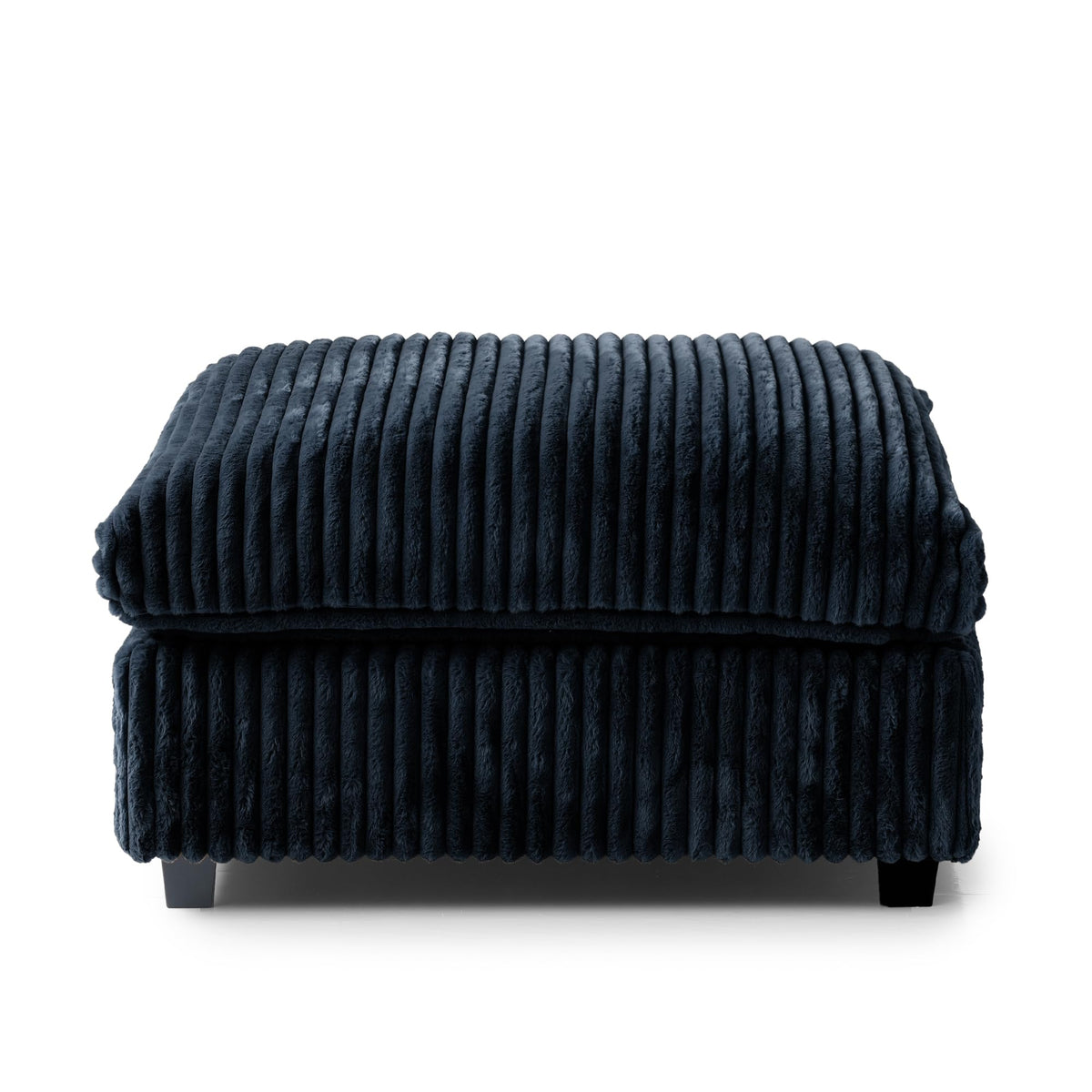 WJShome Cloud Couch Modular Sectional Sofa,118" Oversized V Shaped Sofa with Storage Ottoman for Living Room,Plush 6 Seater Convertible Sectional Couch,Covers Washable&Replaceable,Black