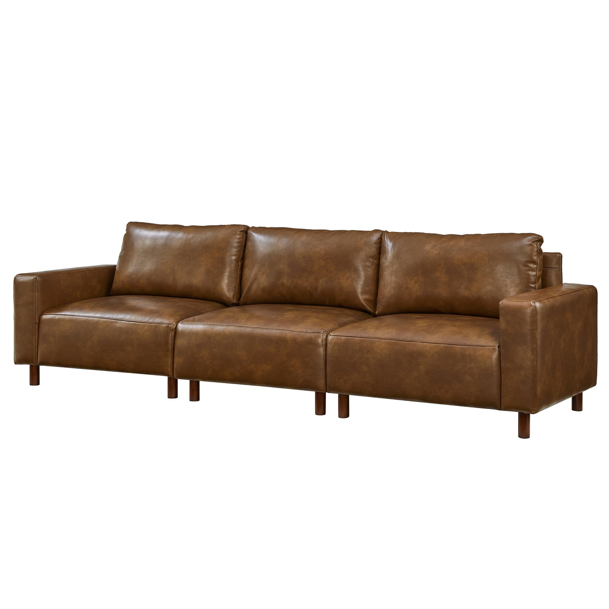 Versatile Camel Sofa for Living Room, Comfortable Modern Design, Couch