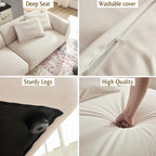 110" Cloud Modular Sectional Sofa for Living Room