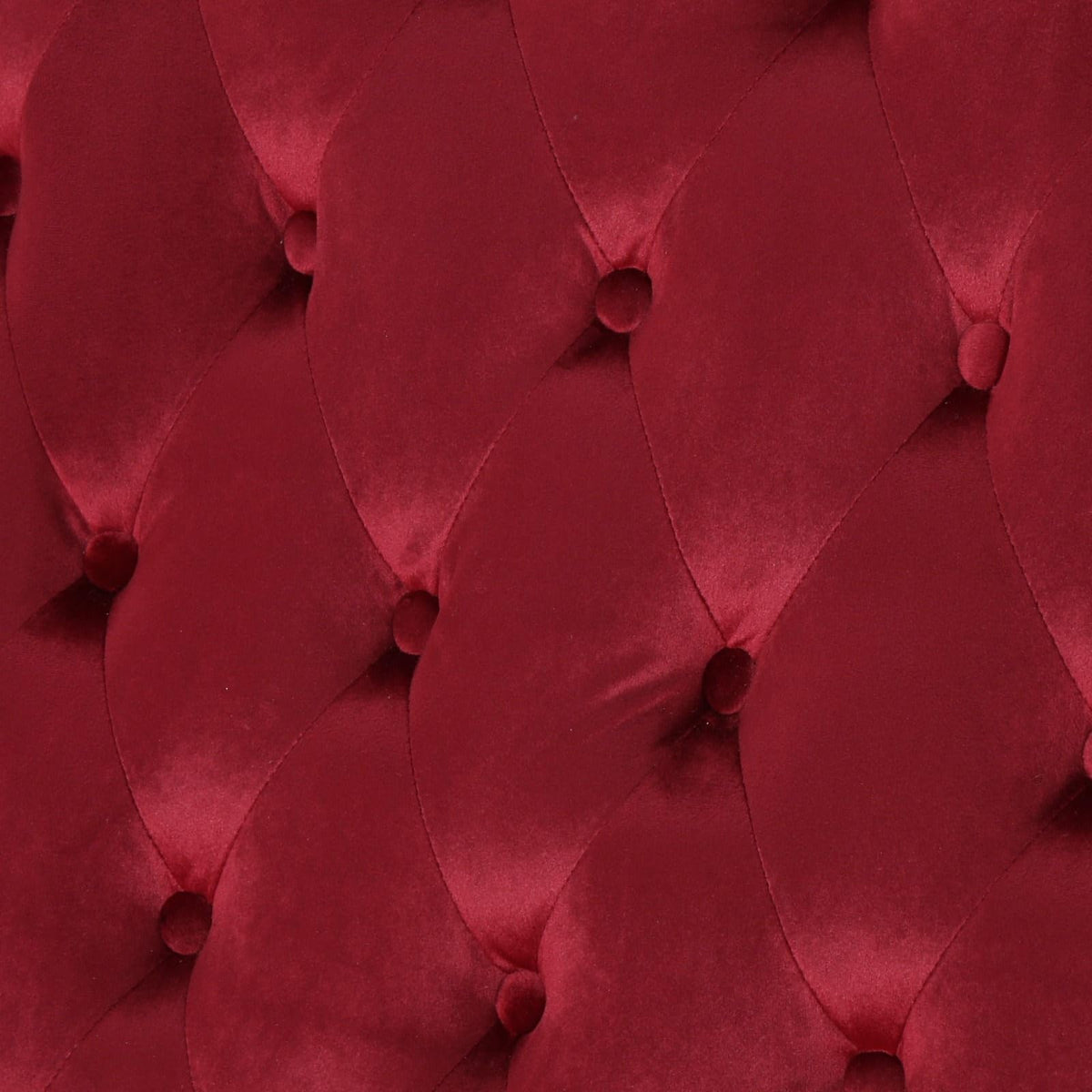 Velvet Loveseat Sofa, 2-Seat Tufted Wingback Couch with Diamond Button Tufting and Turned Legs, Modern Glam Accent Seating for Living Room, Foyer, Entryway, Wine RED