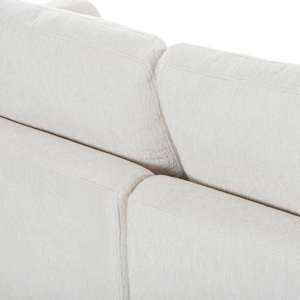 130" L-Shaped Modular Sectional Sofa Modern Deep Seat Cloud Couch for 5, Oversized Chenille Fabric Cloud Sectional Couches with 1 Ottoman Chaise, Higher Seater (21.7 inch)