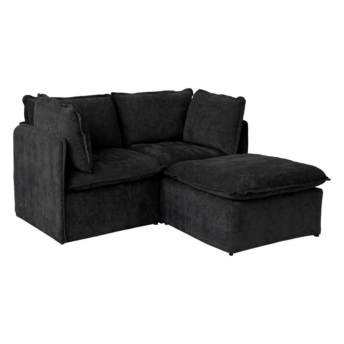 WJShome 5-Seater Cloud Modular Sofa Sectional Living Room Couch, Khaki