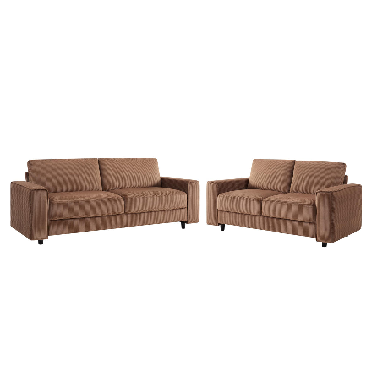 102 Inch Modular L-Shaped Sofa with Storage, Black Linen Fabric Sectional