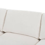 130" L-Shaped Modular Sectional Sofa Modern Deep Seat Cloud Couch for 5, Oversized Chenille Fabric Cloud Sectional Couches with 1 Ottoman Chaise, Higher Seater (21.7 inch)