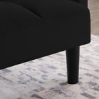 Velvet Futon Couch Convertible Folding Sofa Bed Tufted Couch for Apartment