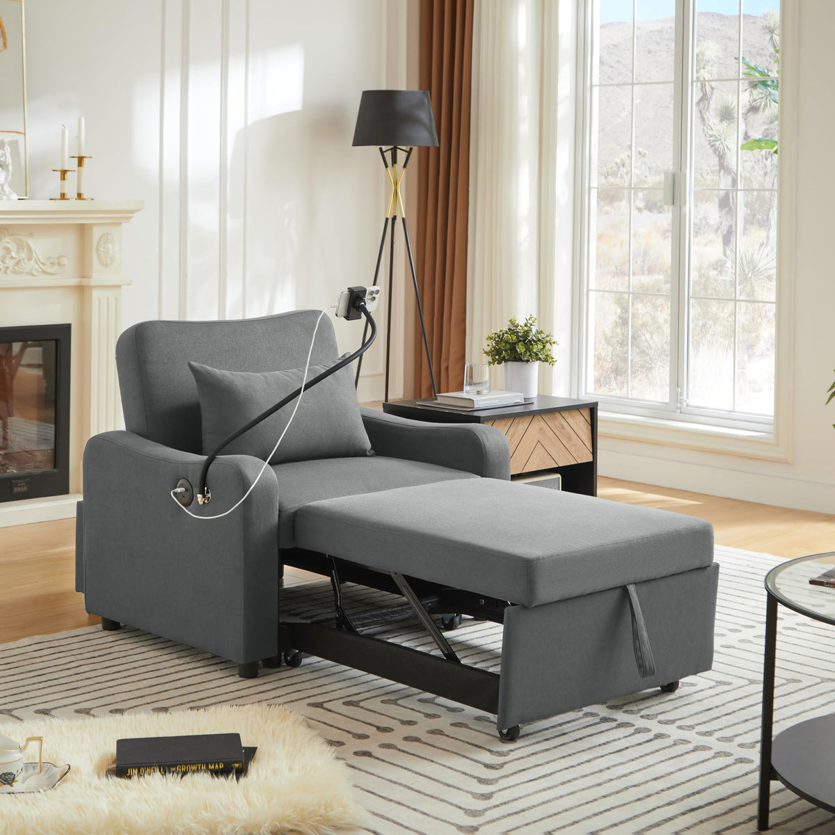 Velvet Chesterfield Sofa Set, 3-Seater and Loveseat