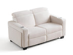 Wall Hugger Power Reclining Loveseat, Loveseat Recliner Sofa, Beige