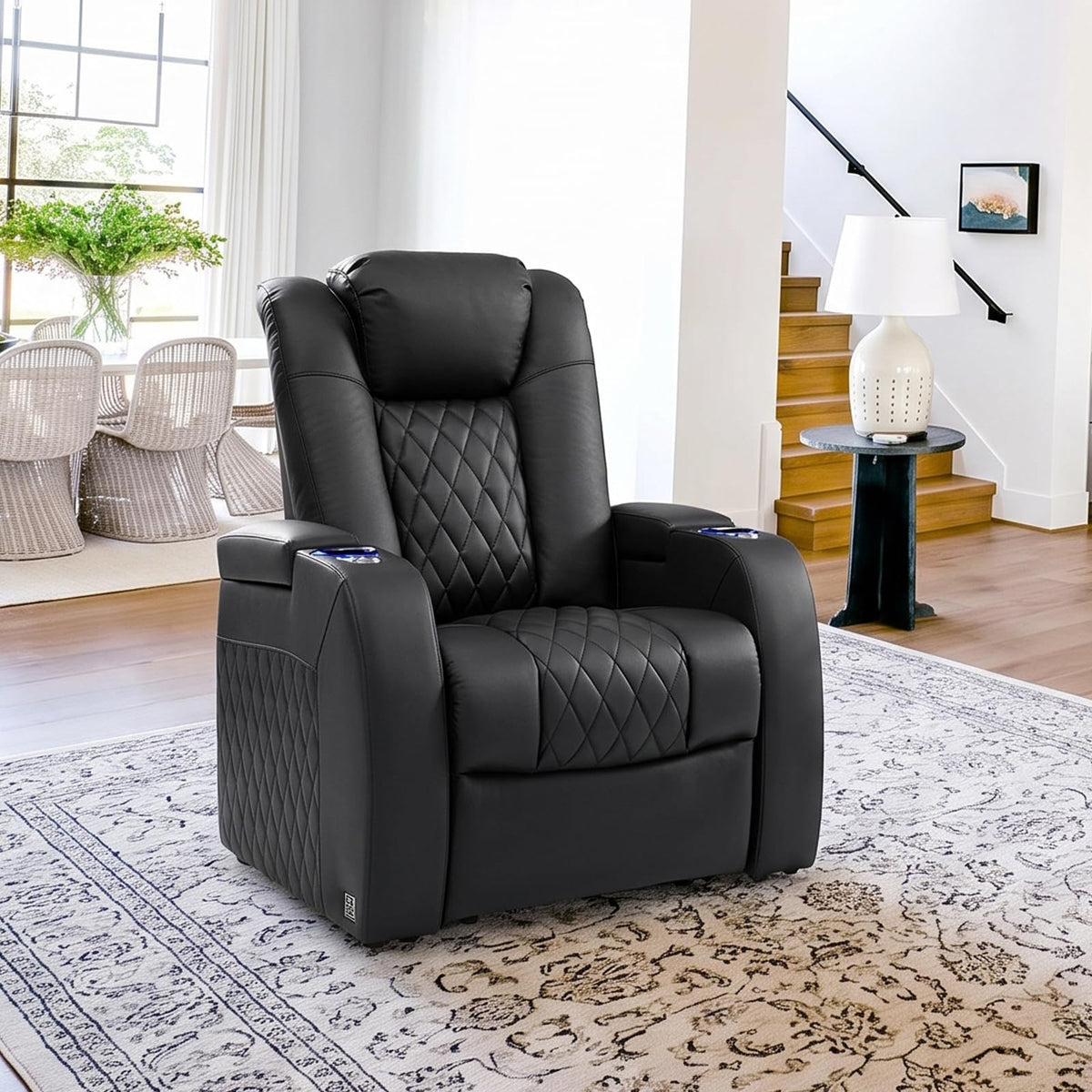 Weilianda Power Reclining Sofa for Living Room, Grey