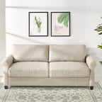 Zinus Josh Sofa Couch/Easy, Tool-Free Assembly, Beige