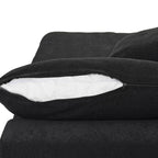 WJShome Cloud Couch Modular Sectional Sofa,160.6" Down Filled 5 Seater Convertible Sectional Sofas,V Shaped Couch for Living Room,Covers Washable&Replaceable (Black)