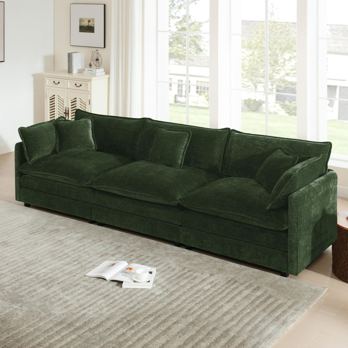 Versatile Camel Sofa for Living Room, Comfortable Modern Design, Couch