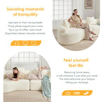 110'' ，Couches Sleeper， Sofa,Compression Modular Sectional,4 Seat，Fabric，with backrest ， armrests，High-Density, Living Room Bedroom Apartment Lounge,
