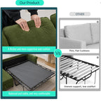 106.5" Pull Out Sofa Bed,L Shaped Modular 4 Seater Couch,2-in-1 Sofa Bed,Wireless Charging, USB Charging Ports,Memory Foam Mattress,Storage Space (Green)