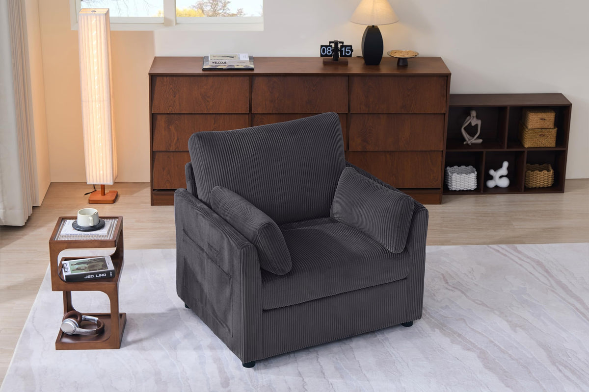 Velvet Chesterfield Sofa Set, 3-Seater and Loveseat