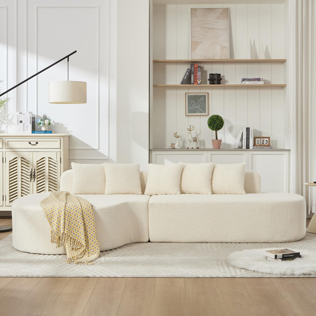 Velvet Chesterfield Sofa Set, 3-Seater and Loveseat