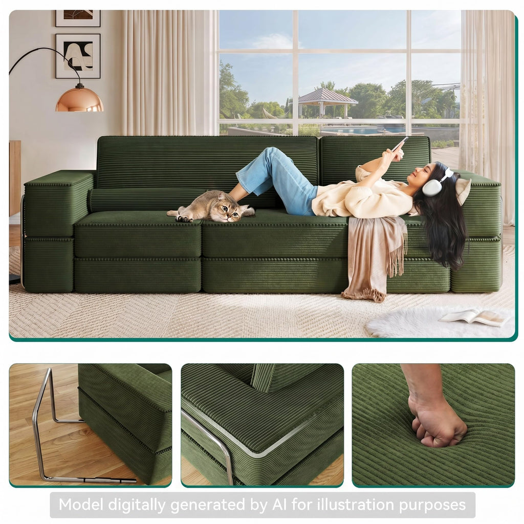 YITAHOME 103" Convertible Sofa 65 20260918QWE65