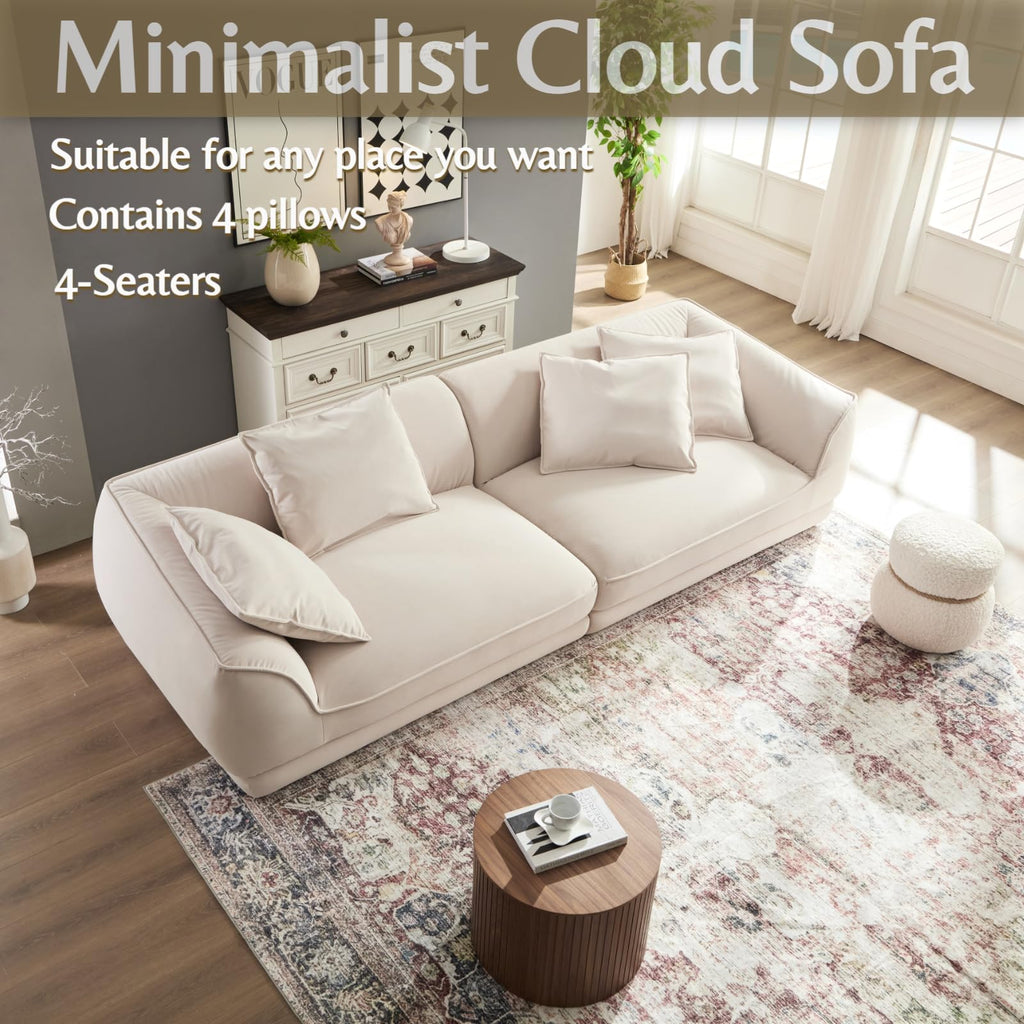 110" Cloud Modular Sectional Sofa for Living Room