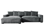 106.7-Inch L Shaped Left Facing Sectional Sofa with Chaise, Corduroy Uphol