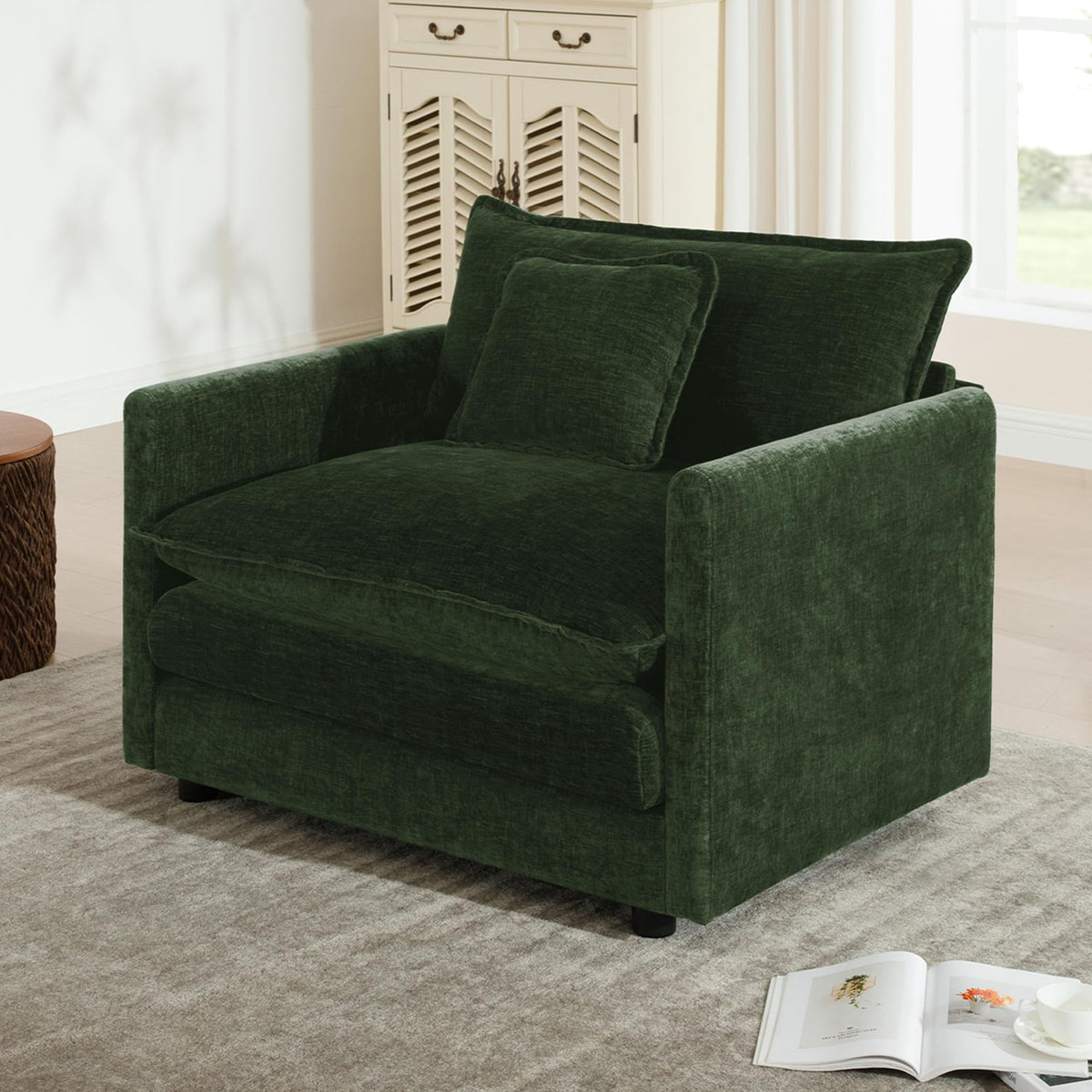 Versatile Camel Sofa for Living Room, Comfortable Modern Design, Couch