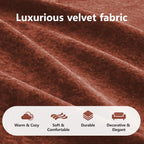 U Shaped Boneless Sofa,Tufted Design,32D High Density Sponge Bottom,Anti Slip Design,No Assembly Required,Free Combination,Movable Ottomans for Living Rooms,Home Theater,Red Brown