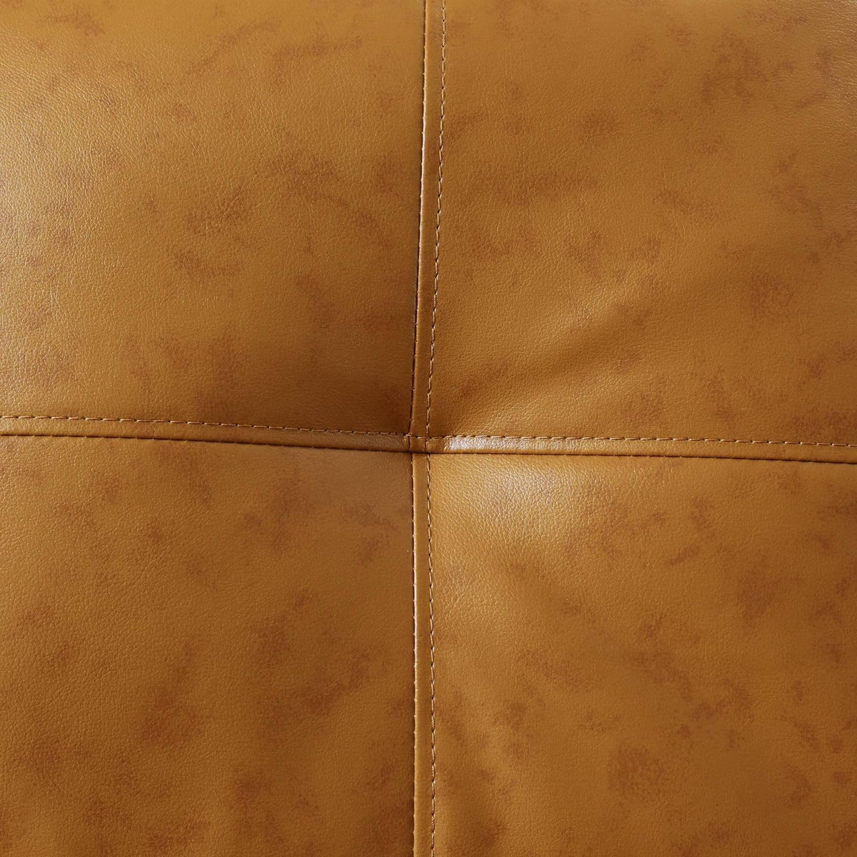 Turmeric Semi PU Leather 2-Piece Couch Set