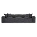 Tov Furniture Mindy Cream Chenille Basketweave Modular Sofa