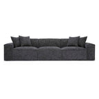 Tov Furniture Mindy Cream Chenille Basketweave Modular Sofa
