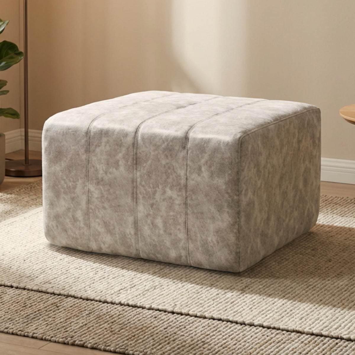 · REDEARTH · Boneless L Shaped Sectional Sofa in a Box, 5 Seater - Oyster