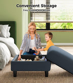 Welzona Loveseat Sofa, Teddy Love seat Couches 83", with 2 Storage Ottomans
